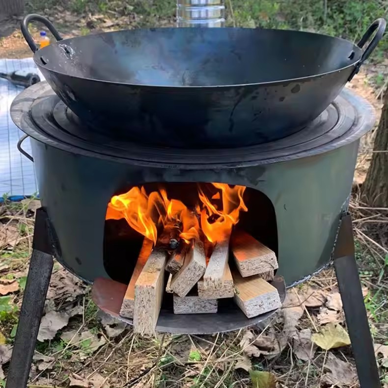 Camping Cooking Hot Plate - Przenośna, rozkładana kuchenka turystyczna 68 cm,
