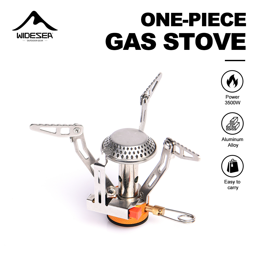Camping Cooking Easy - Kuchenka gazowa Widesea, jednoczęściowa, 3500W, wykonana