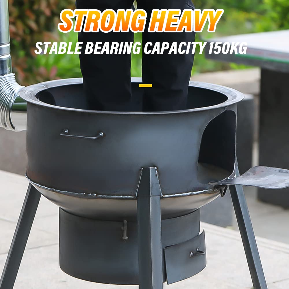 Camping Cooking Hot Plate - Przenośna, rozkładana kuchenka turystyczna 58 cm,
