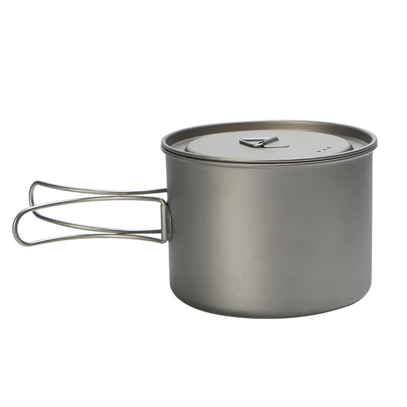 Camping Cooking Stove - Piknik na świeżym powietrzu Tytanowy garnek