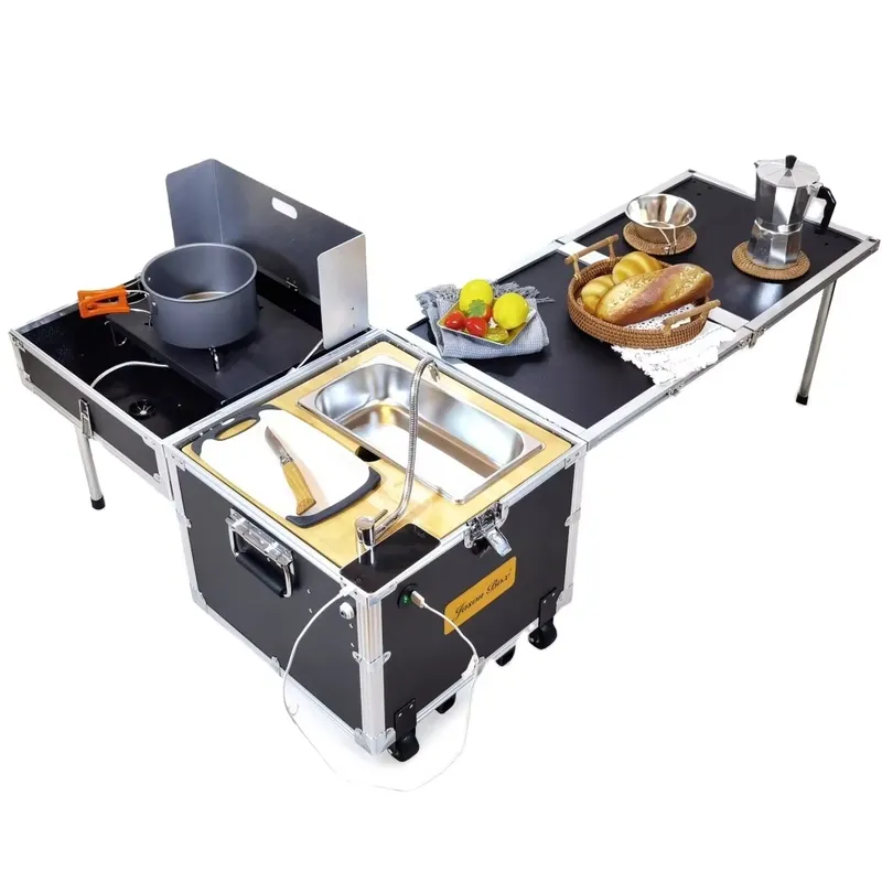 Camping Cooking Pack - Składany przenośny stół kuchenny do gotowania