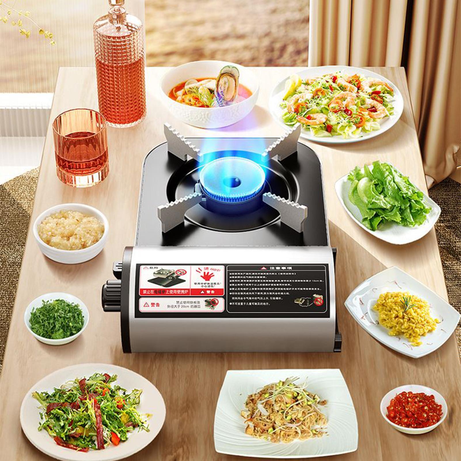 Camping Cooking Gas Stove Portable Tool - Przenośna kuchenka kempingowa palnik 2100W wiatroodporne