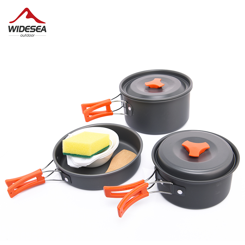 Camping Cooking Pack - Widesea Camping Outdoor Cookware Set Zastawa