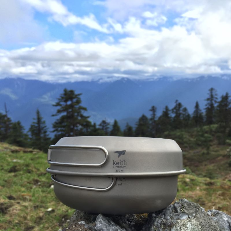 Camping Cooking Hot Plate - KEITH Titanium Ti6053 3-częściowy zestaw do