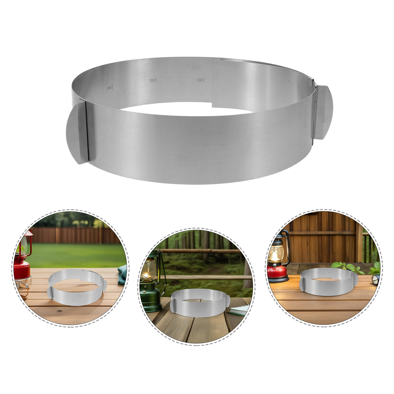 Camping Cooking Wind Blocker - Osłona przeciwwiatrowa do kuchenki turystycznej ze