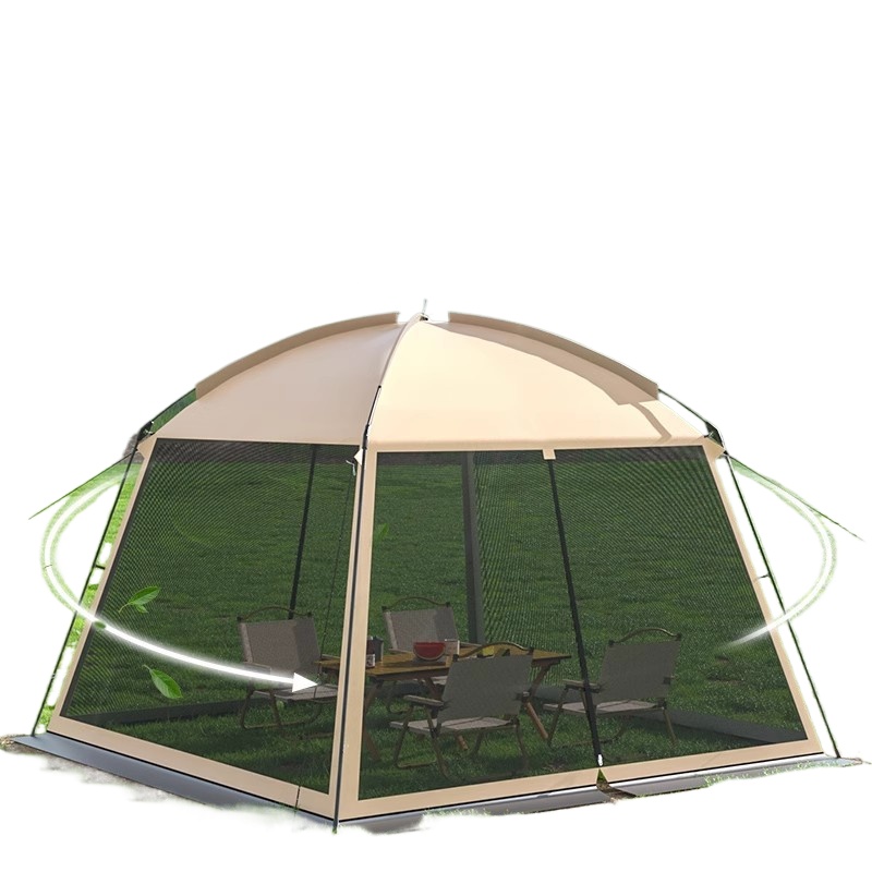 Camping Cooking Awning - Namiot kempingowy z siatką na zewnątrz,