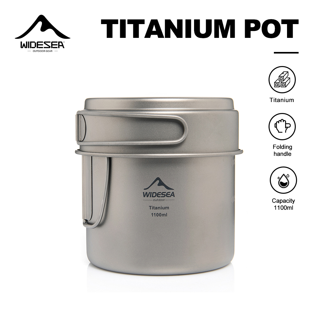Widesea Ultralekki Tytanowy Ga – Camping Cooking Set Non Stick recenzja i cena