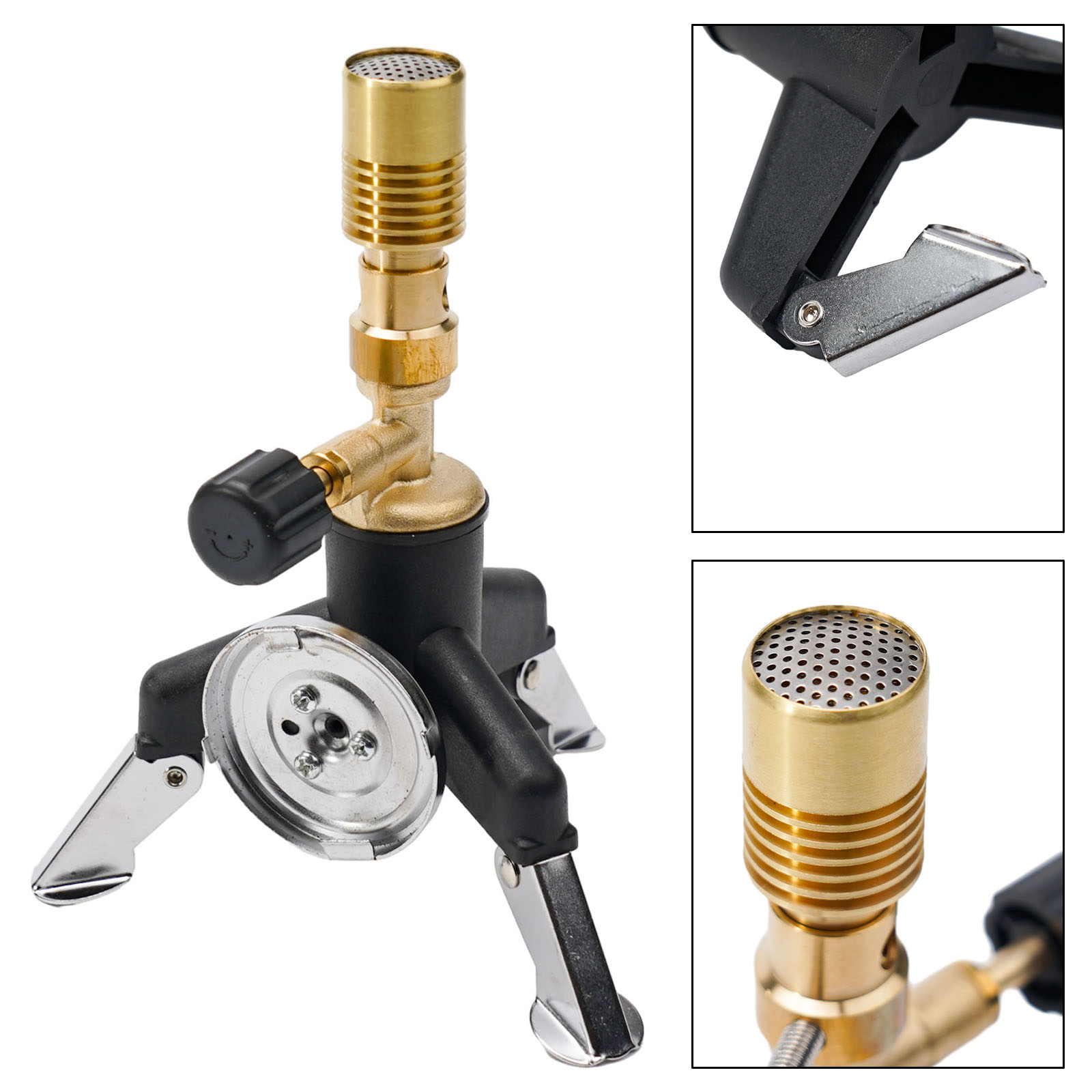 Przenośna mosiężna palnica Bun – Camping Cooking Gas Stove Portable Tool recenzja i cena
