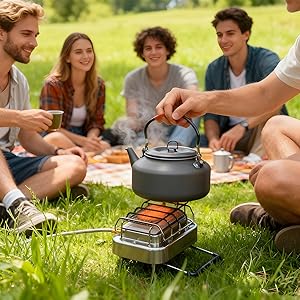 Przenośny grzejnik i kuchenka  – Camping Cooking Stove recenzja i cena
