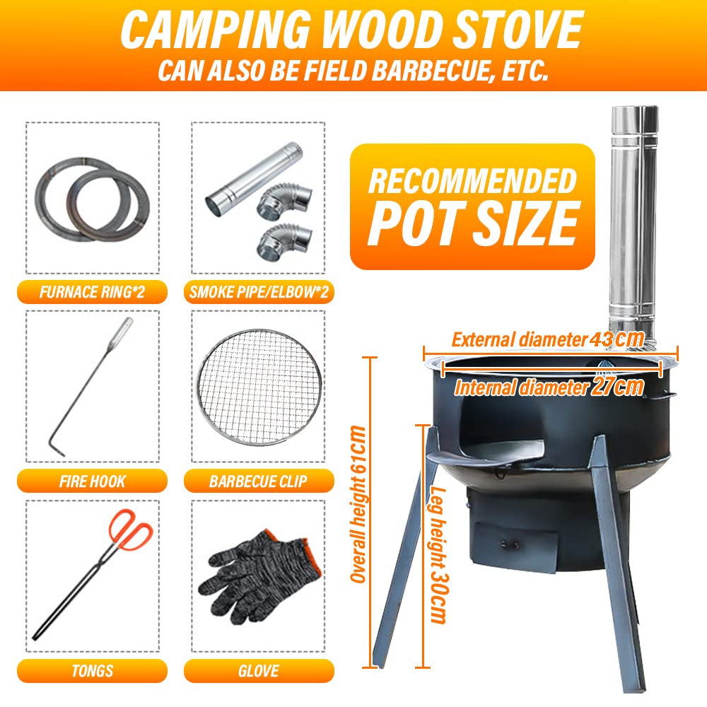 43cm przenośny odpinany piec g – Camping Cooking Hot Plate recenzja i cena