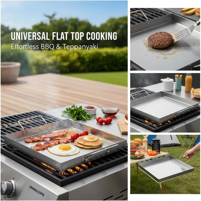 Uniwersalna płaska płyta grill – Camping Cooking Set recenzja i cena
