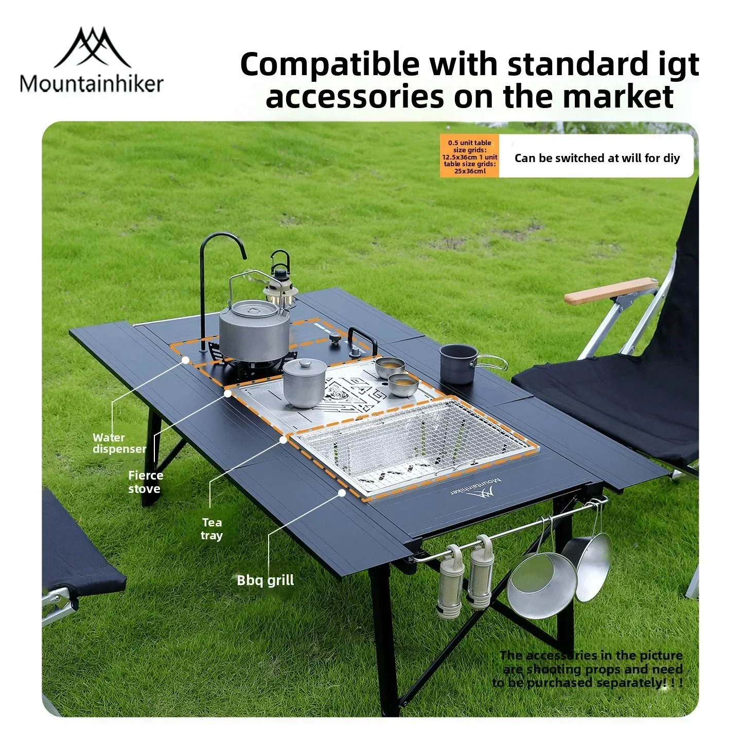 Składany stół kempingowy IGT,  – Camping Cooking Options recenzja i cena