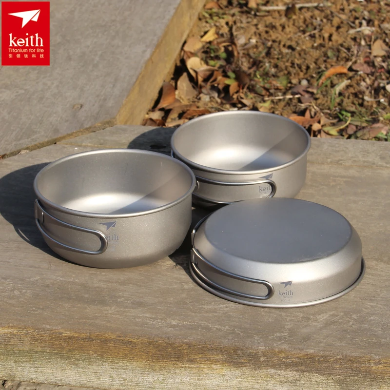 Keith 3PCS Titanium Cookware P – Camping Cooking Set recenzja i cena