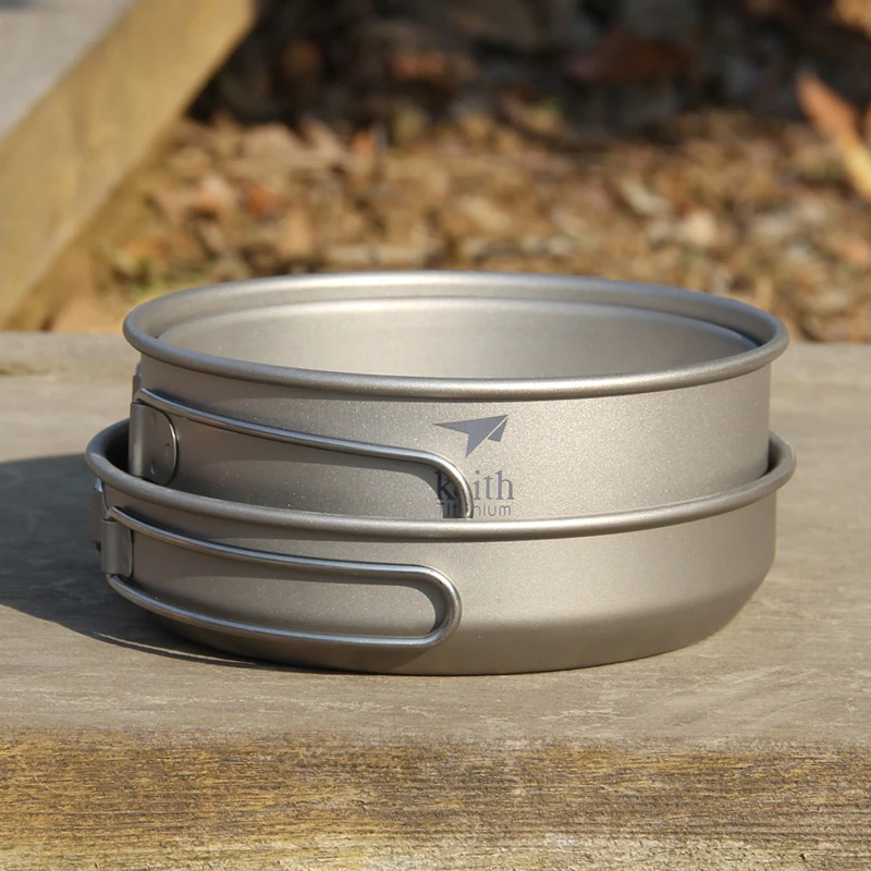 Keith 3PCS Titanium Cookware P – Camping Cooking Set recenzja i cena