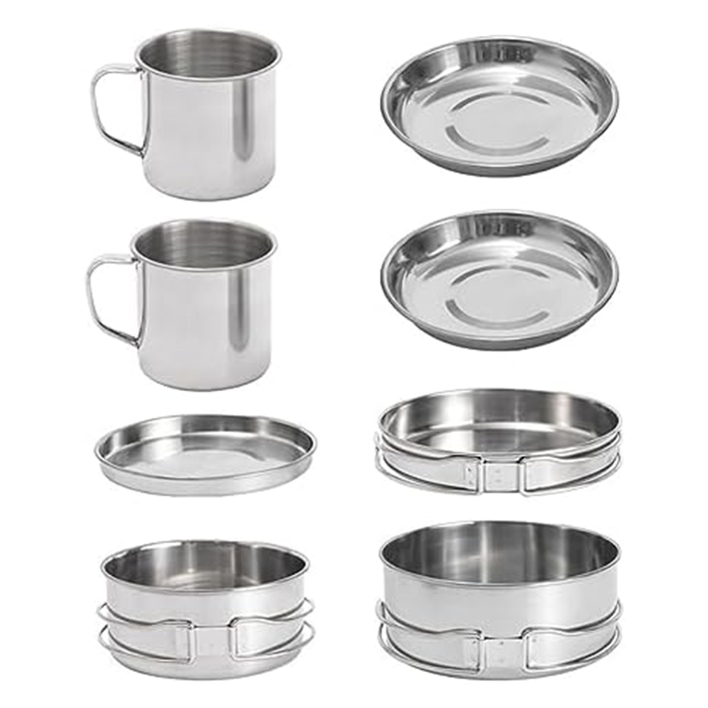 Zestaw naczyń kempingowych 8-c – Camping Cooking Easy recenzja i cena