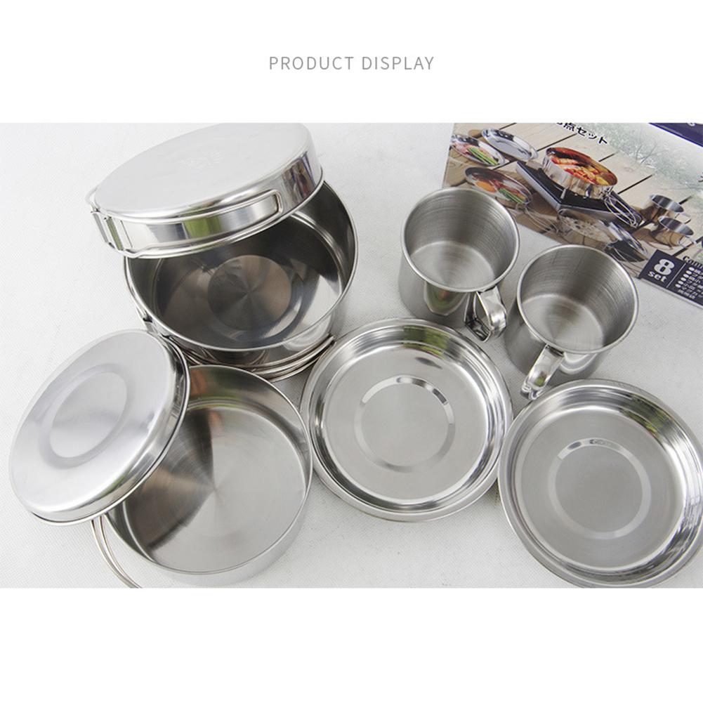 Zestaw naczyń kempingowych 8-c – Camping Cooking Easy recenzja i cena