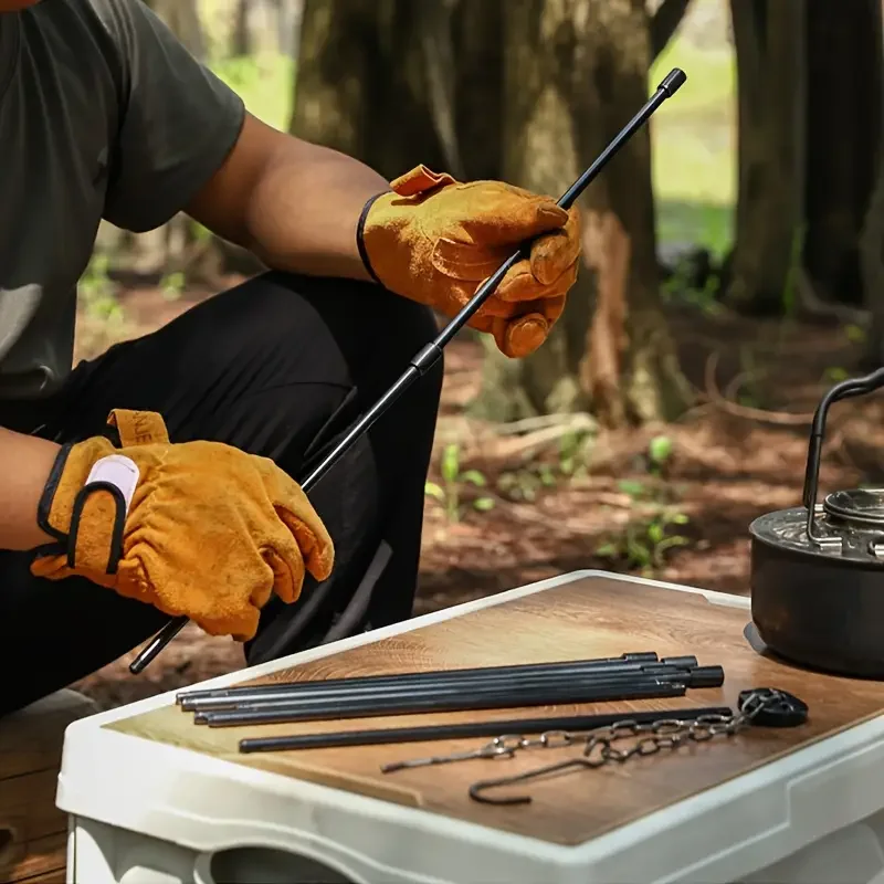 Duży trójnóg do ogniska na zew – Camping Cooking Rack recenzja i cena