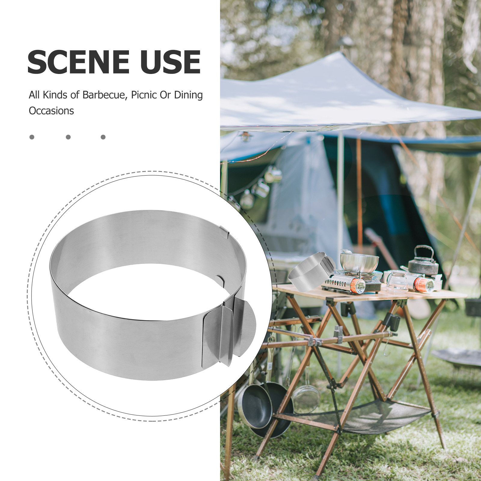 Regulowana osłona przeciwwiatr – Camping Cooking Wind Blocker recenzja i cena