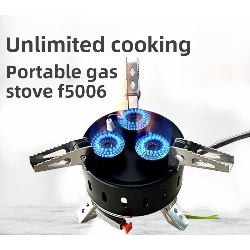 Przenośna 3-palnikowa kuchenka – Camping Cooking Gas Stove Portable Tool recenzja i cena