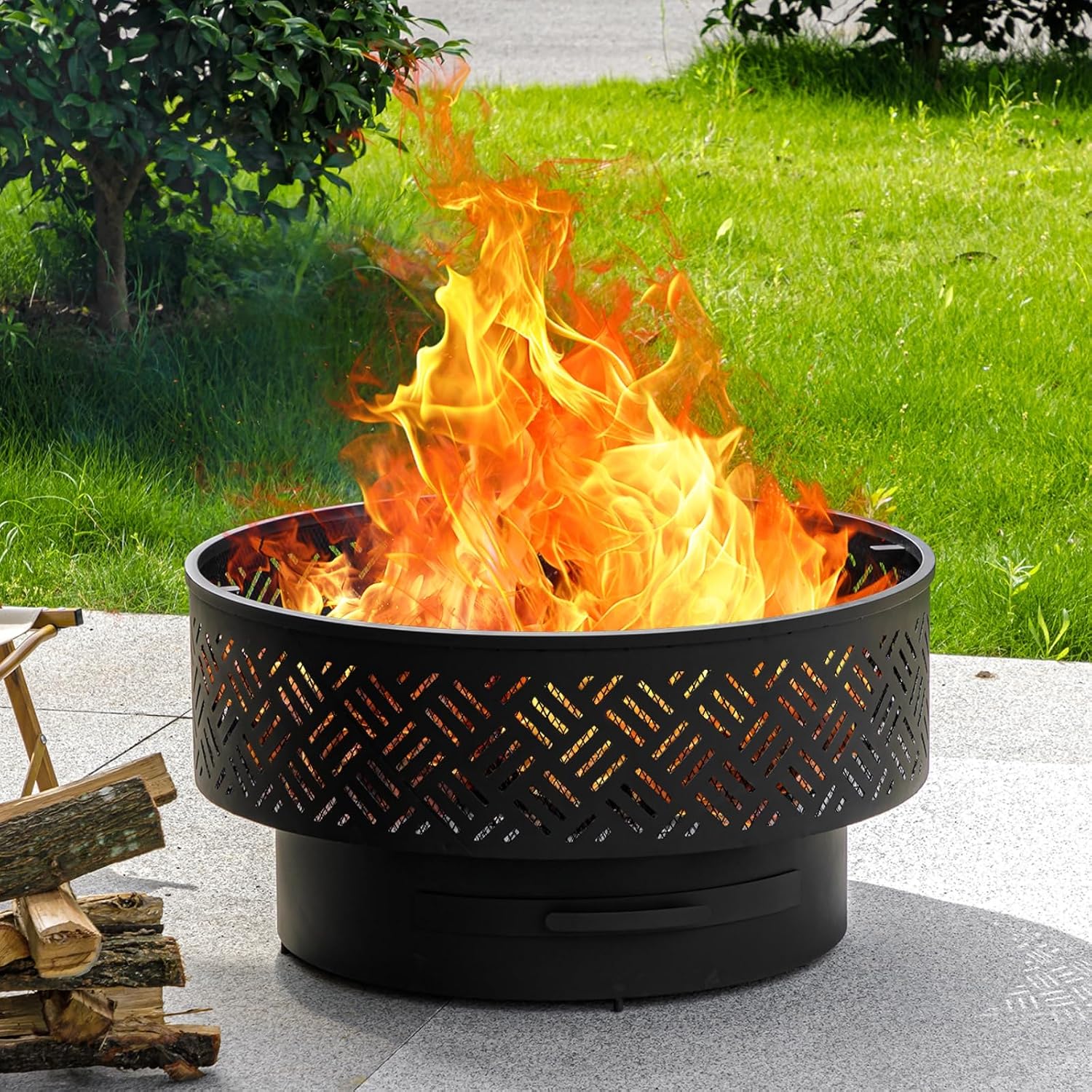 Okrągły metalowy stół do palen – Camping Cooking Pack recenzja i cena