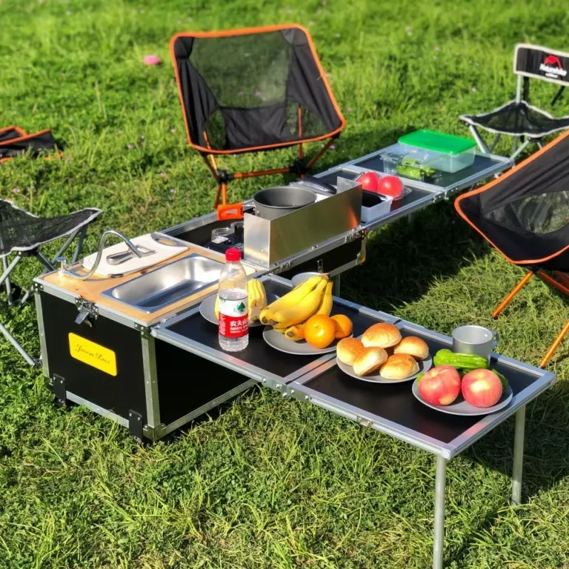 Składany przenośny stół kuchen – Camping Cooking Pack recenzja i cena