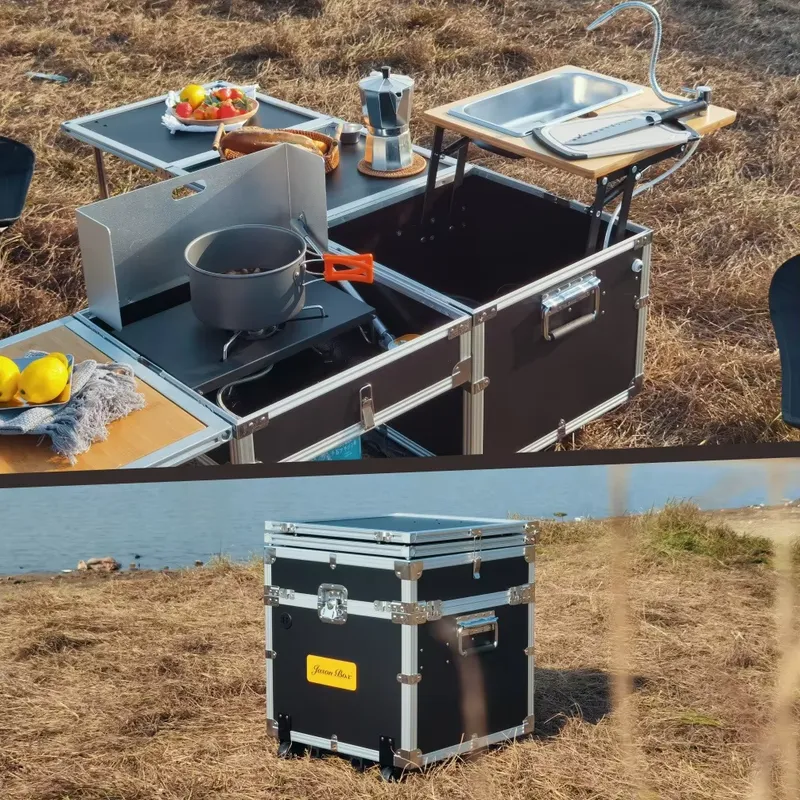 Składany przenośny stół kuchen – Camping Cooking Pack recenzja i cena
