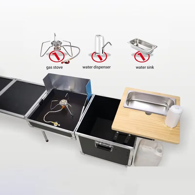 Składany przenośny stół kuchen – Camping Cooking Pack recenzja i cena