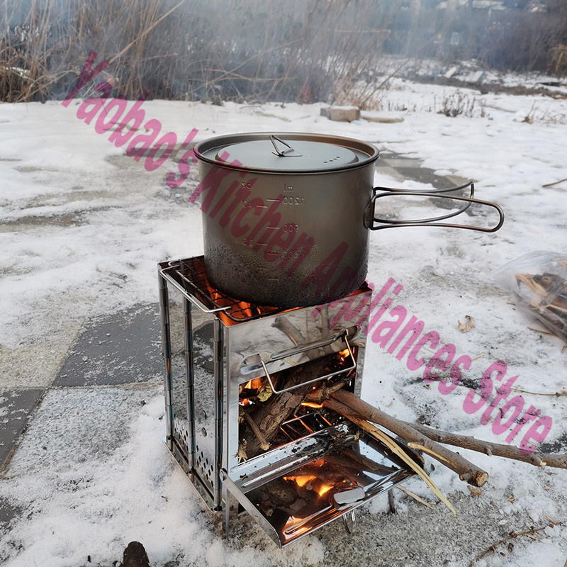 Przenośny piec na drewno do uż – Camping Cooking Stove recenzja i cena