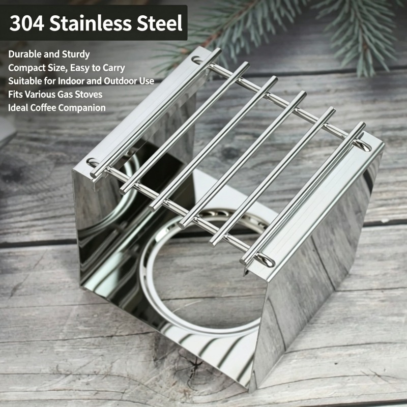 Stalowy kwadratowy stojak na k – Camping Cooking Stove recenzja i cena