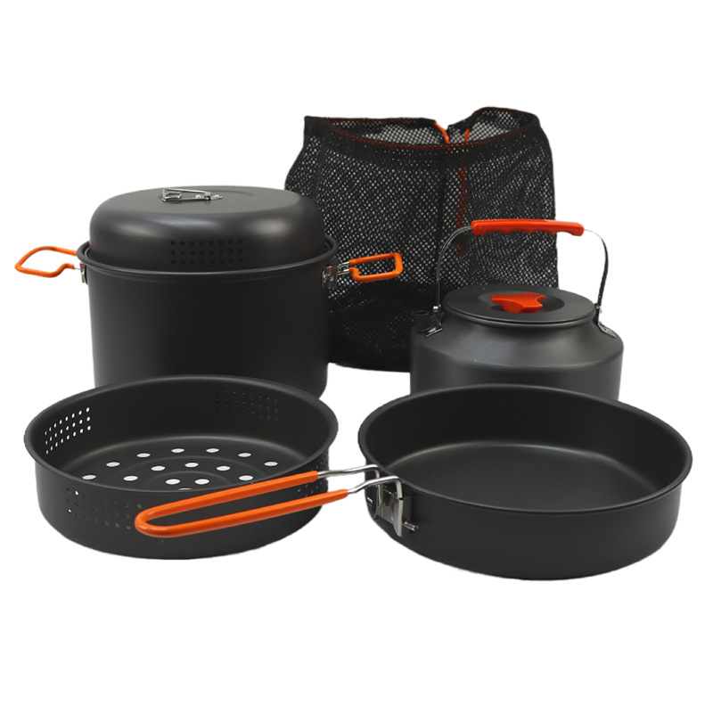 Zestaw naczyń do gotowania na  – Camping Cooking Set recenzja i cena