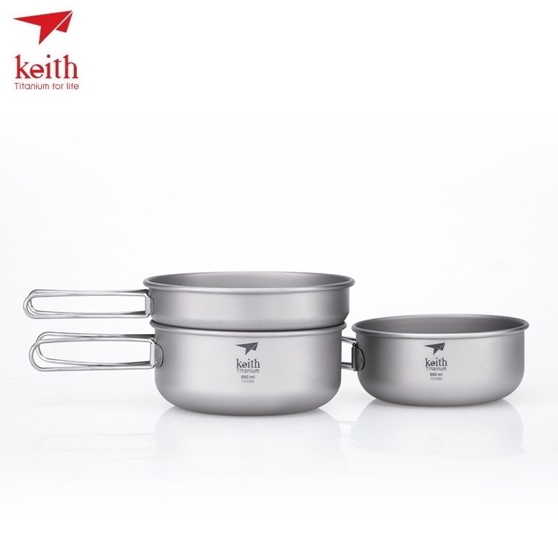 KEITH Titanium Ti6053 3-części – Camping Cooking Hot Plate recenzja i cena