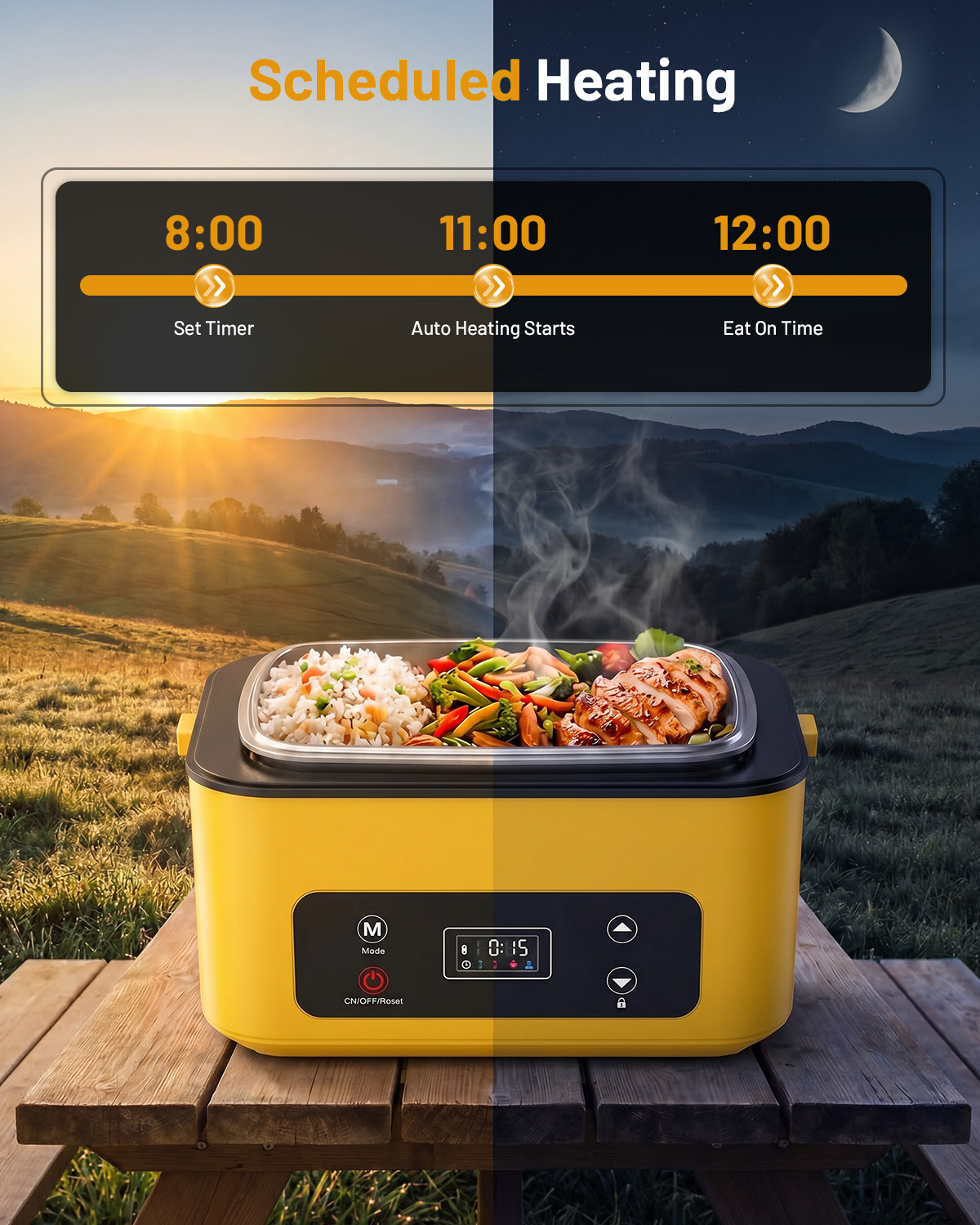 TaskStar Przenośny Podgrzewany – Camping Cooking Food recenzja i cena