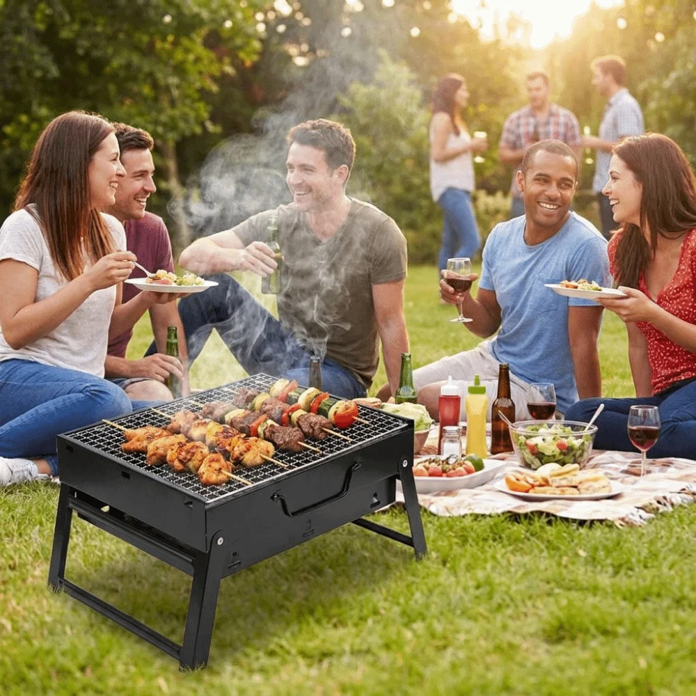 Przenośny, wzmocniony grill BB – Camping Cooking Rack recenzja i cena