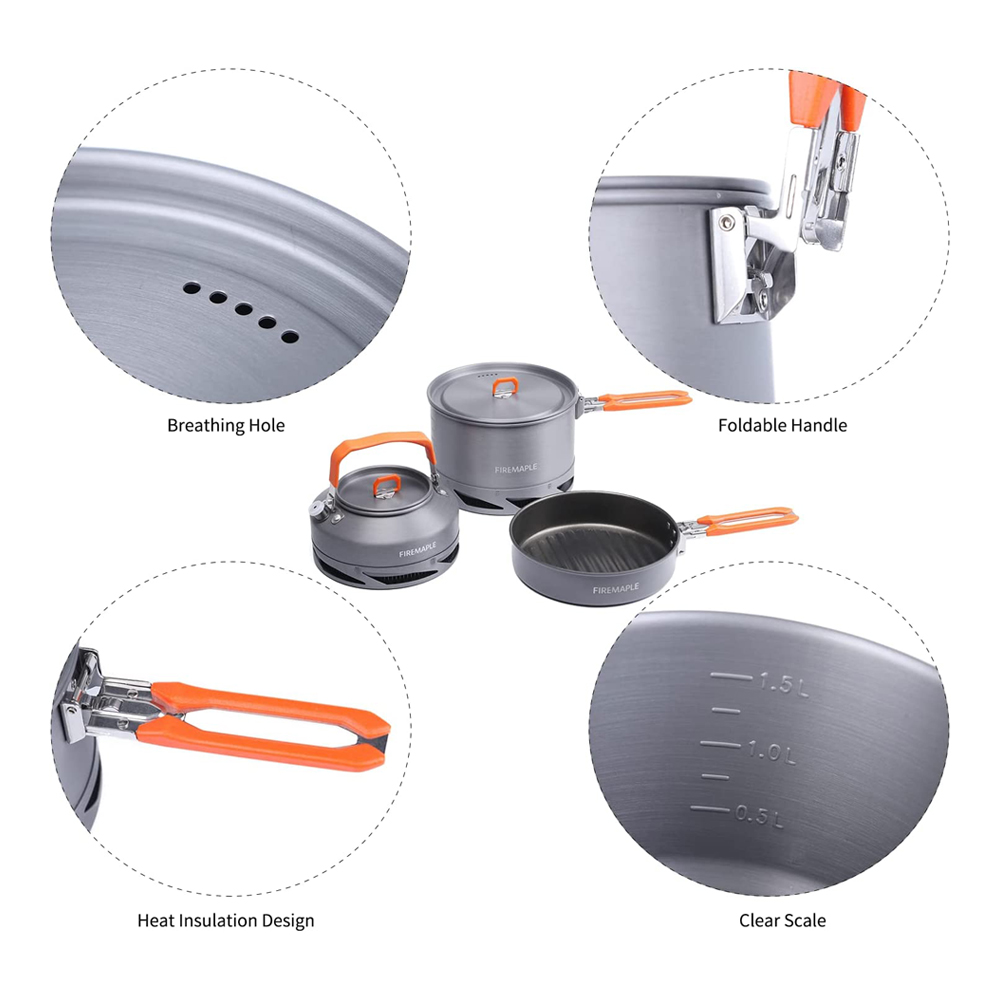 Fire Maple garnków Camping pie – Camping Outdoor Cooking Equipment recenzja i cena
