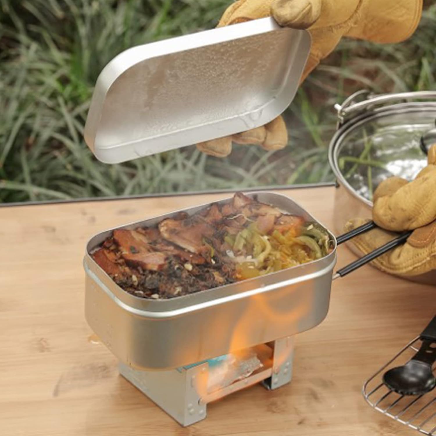 Składany uchwyt na pudełko Ben – Camping Cooking Box recenzja i cena