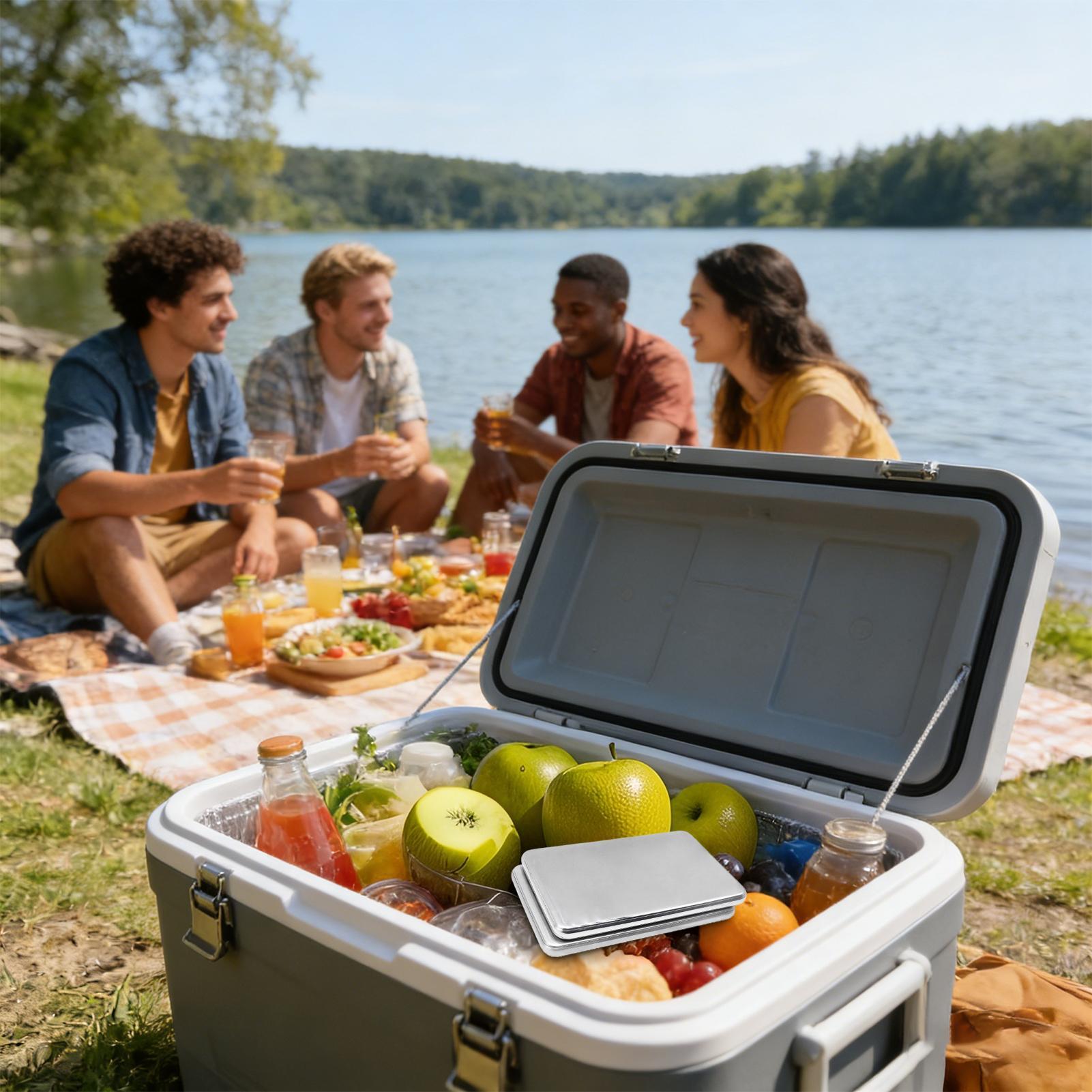 2 szt. Stalowe wkłady chłodząc – Camping Cooking Box recenzja i cena