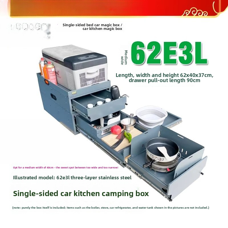 Przenośna kuchnia i schowek na – Camping Cooking Box recenzja i cena
