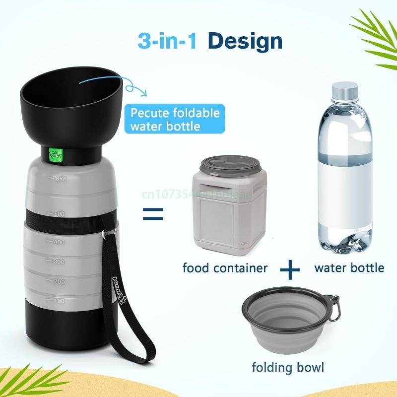 Butelka na wodę dla psa 650 ml – Camping Cooking Food recenzja i cena