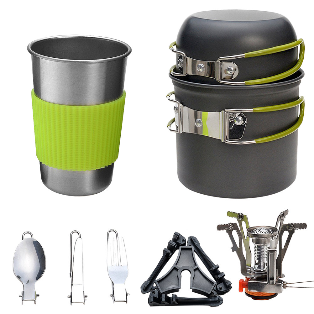 Lekki, przenośny zestaw naczyń – Camping Cooking Set recenzja i cena